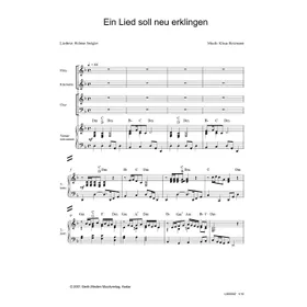 Produktbild des Artikels Ein Lied soll neu erklingen (Noten - Download)