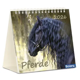 Produktbild des Artikels Pferde 2026 - Tischkalender (Kalender - Spiralbindung)