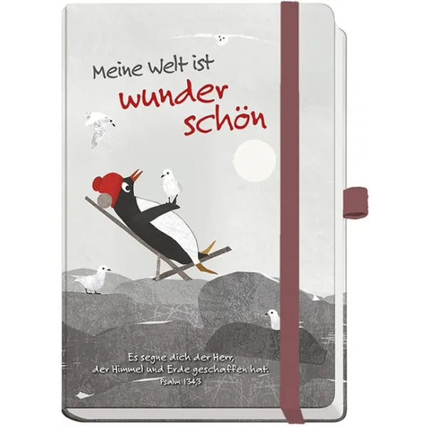 Produktbild des Artikels Notizbuch maxi - Meine Welt ist wunderschön (Schreibwaren - Hardcover)