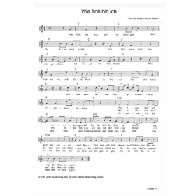 Produktbild des Artikels Wie froh bin ich (Noten - Download)