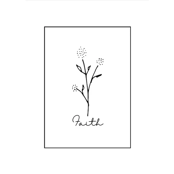 Produktbild des Artikels Poster A4 "Faith" ()